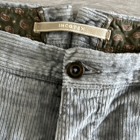 Incotex Light grey corduroy pants. Like new. Slim fit. - Picture 2 of 5